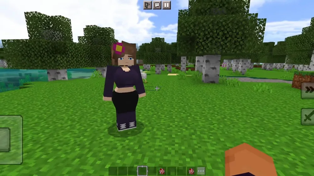Jenny Mod Minecraft - Interactive NPC gameplay featuring Jenny character